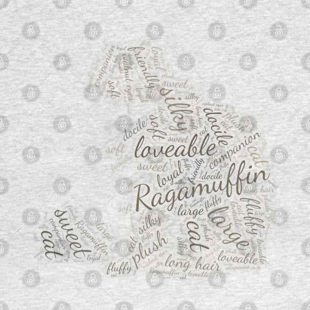 Ragamuffin Wordcloud for Lighter Backgrounds by WYL - Words You Love